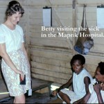 Betty visiting Maprik Hospital