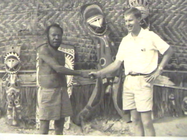 Fred & Village Chief (New Guinea – 1965)