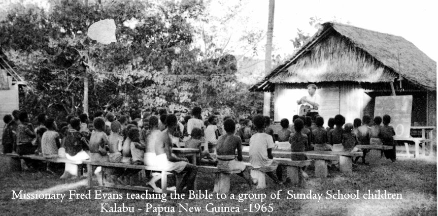 Fred with Village Sunday School Kalabu