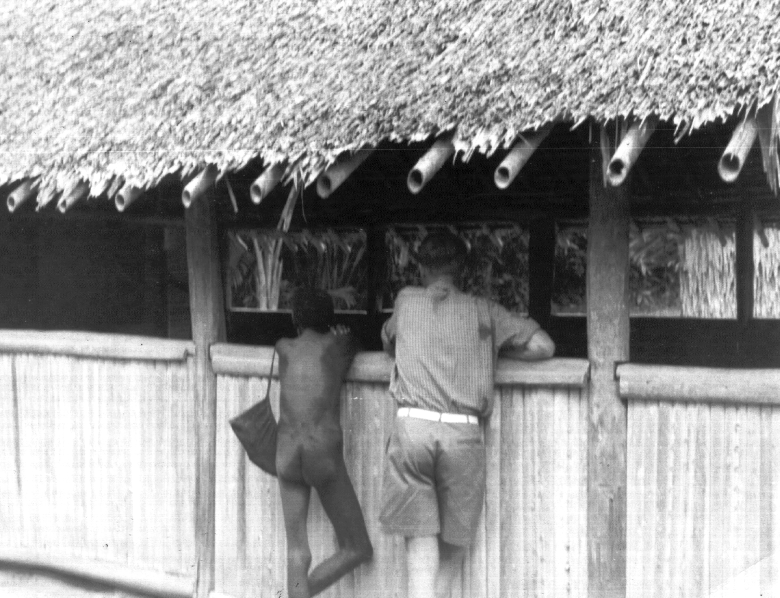 Fred inviting Old Man to Church 1964