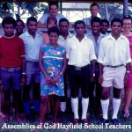 School Teachers Hayfield 1970